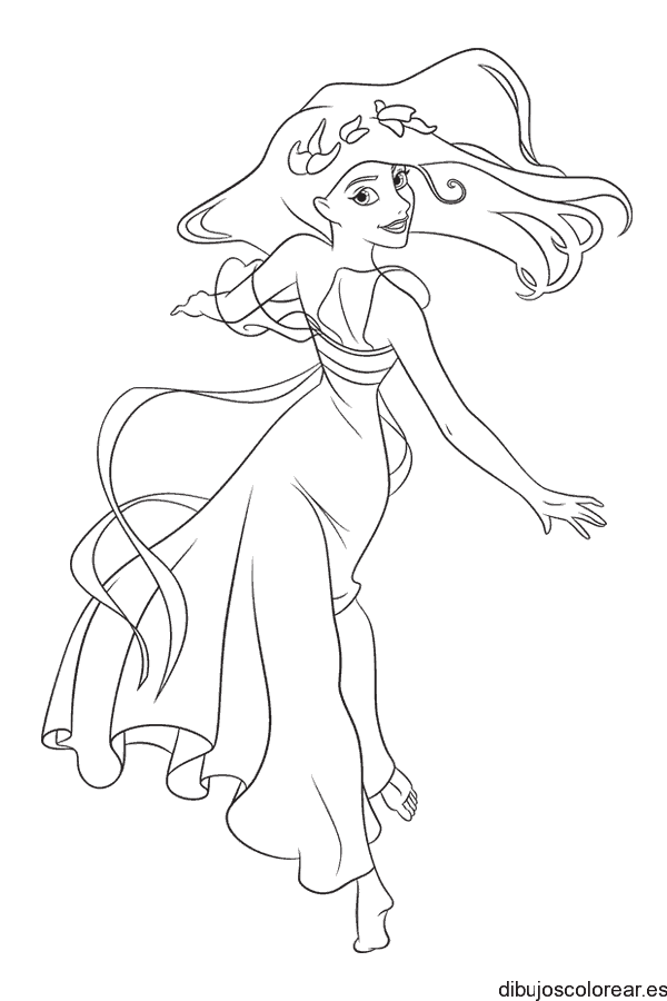 Dibujo de Giselle bailando