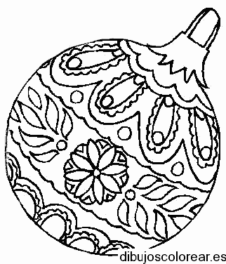 Dibujo de una esfera con pascuas