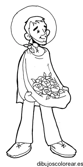 Dibujo de un santo