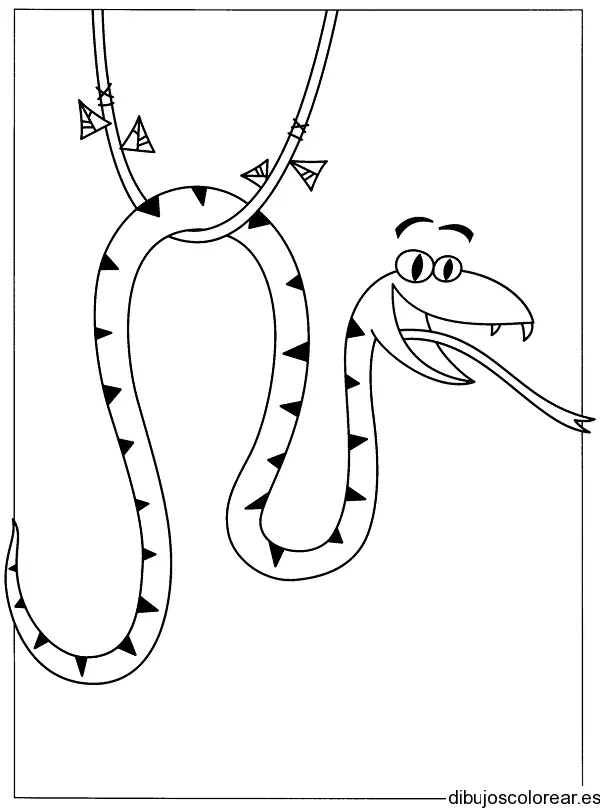 Dibujo de una serpiente