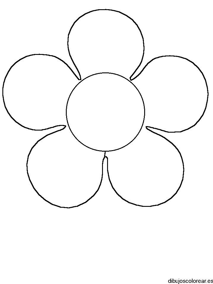 Dibujo de una florecilla