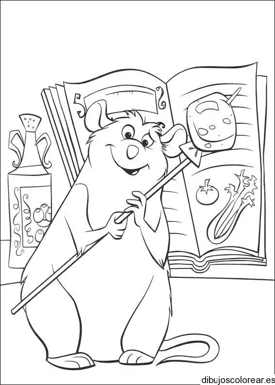 Dibujo de Rattatouille