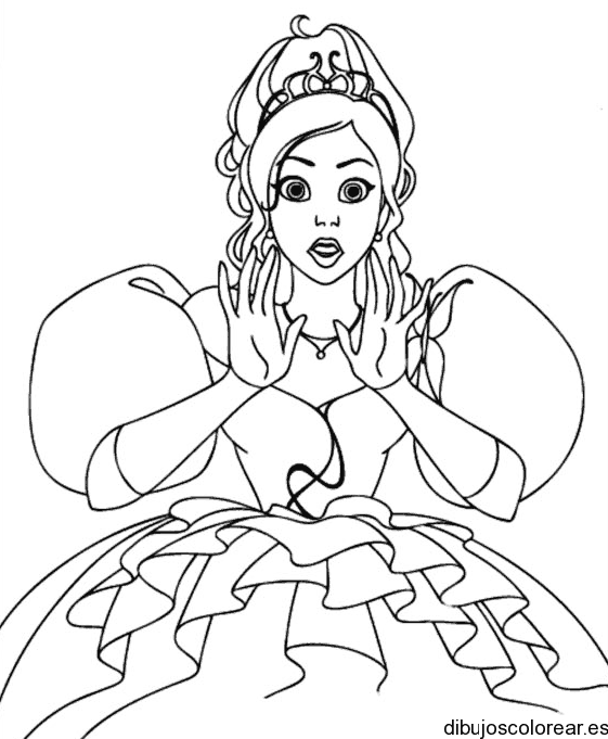 Dibujo de Giselle aterrada