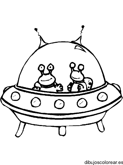 Dibujo de extraterrestres