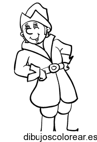 Dibujo de un simpático duende 
