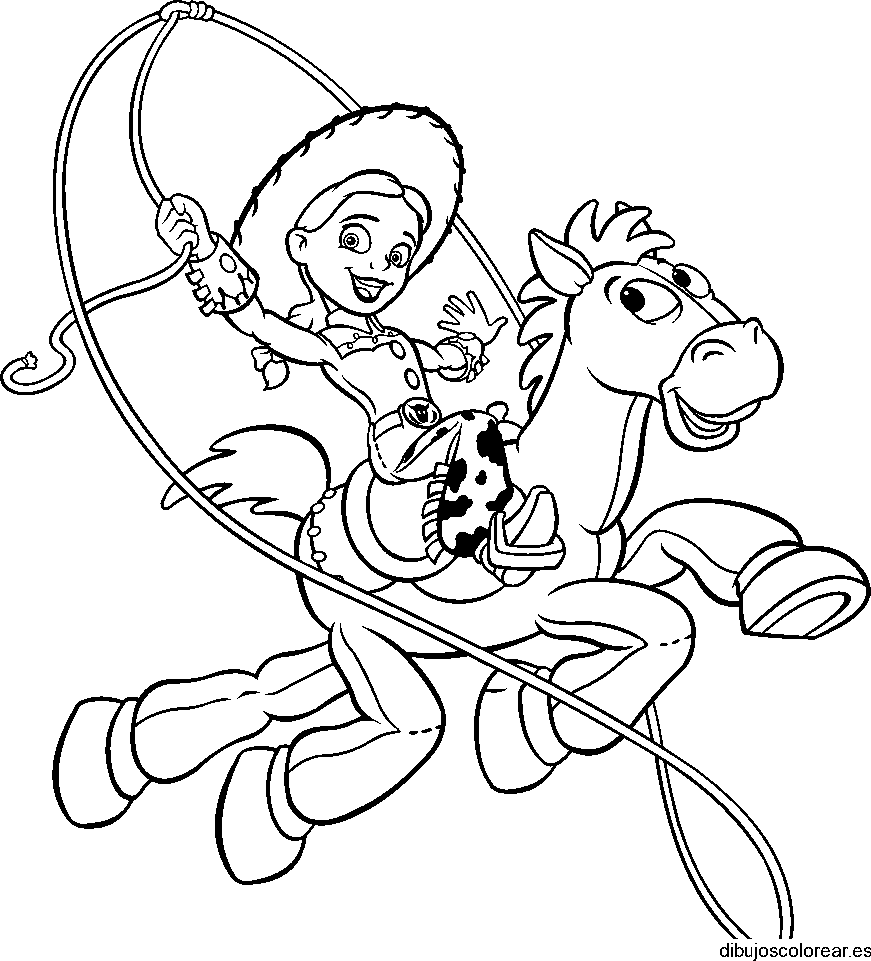 Dibujo de Jessie y Tiro Al Blanco