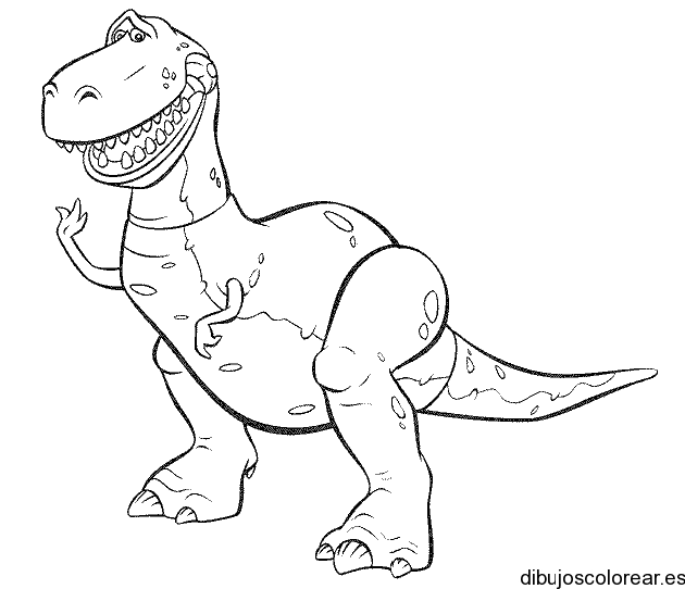 Dibujo del dinosaurio Rex