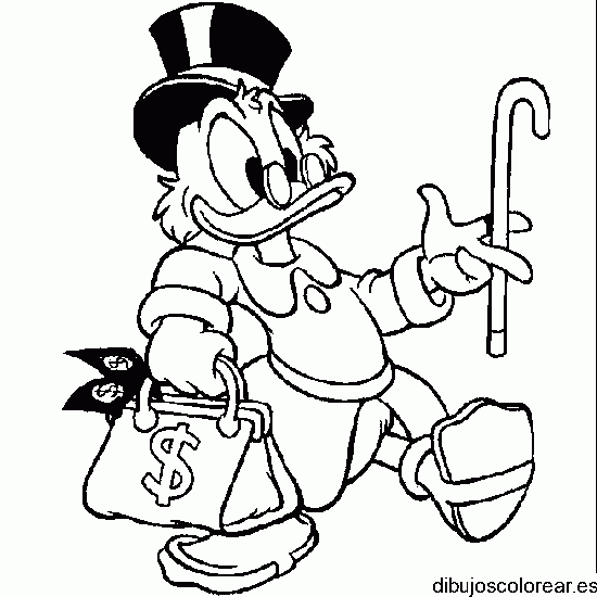 Dibujo del tío Rico MacPato