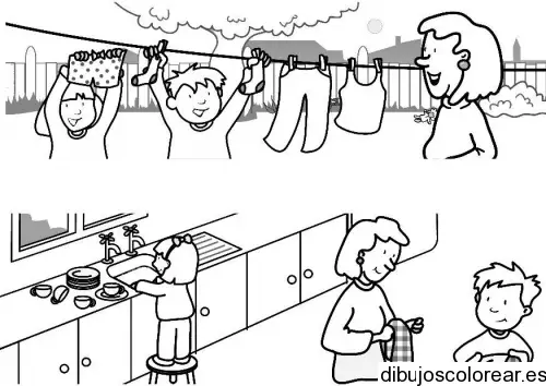 Dibujo las de tareas diarias