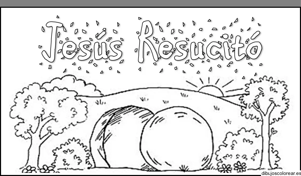 Dibujo del domingo de resurrección
