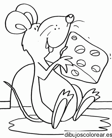 Ratón come queso