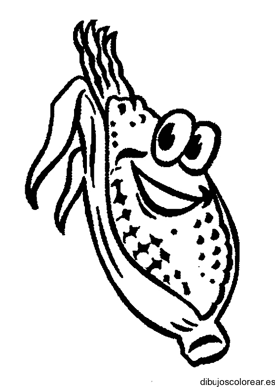 Dibujo de una mazorca