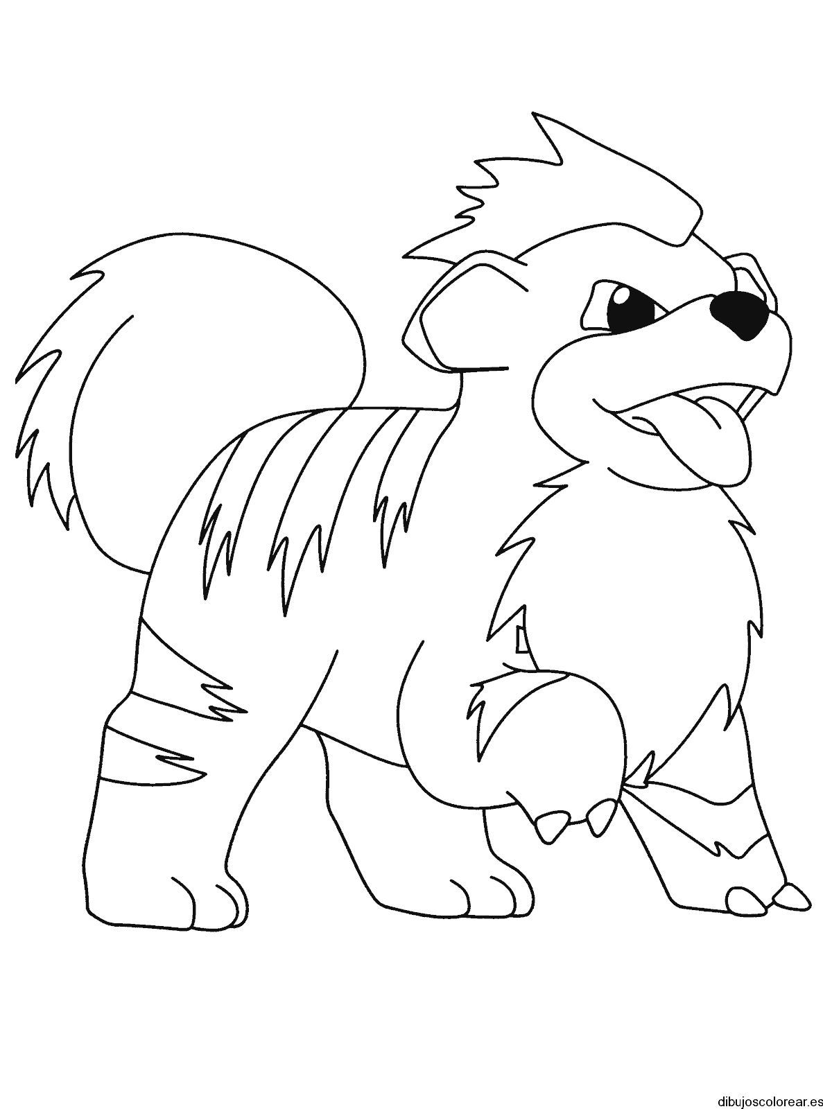 Tatuaje de un perro grande 