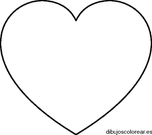 Dibujo de un corazón con fondo blanco