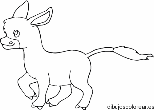 Dibujo de un caballito corriendo