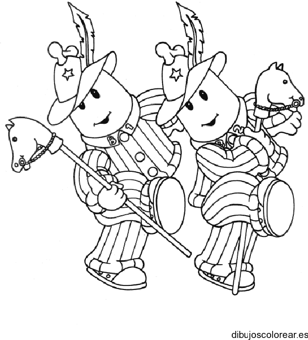 Dibujo de Bananas en pijamas con sombrero