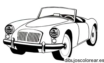 Dibujo de un coche deportivo