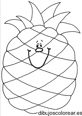 Dibujo de una piña