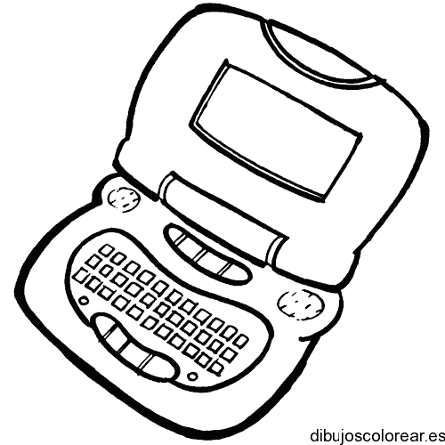 Dibujo de un ordenador pórtatil