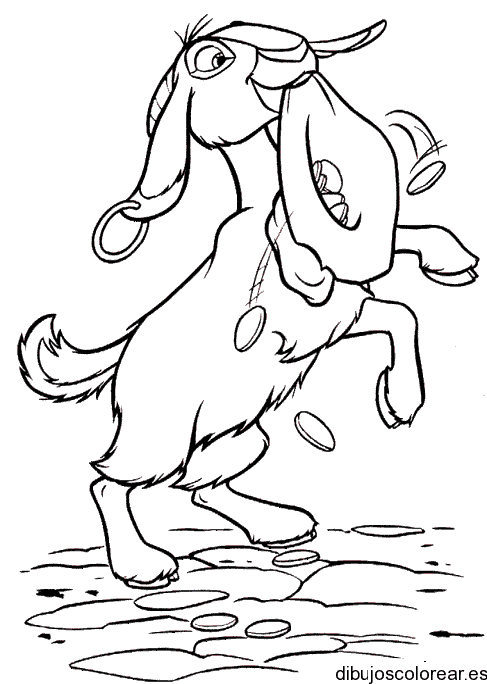 Dibujo de un conejo juguetón