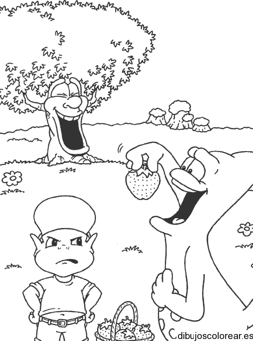 Dibujo de árboles parlantes
