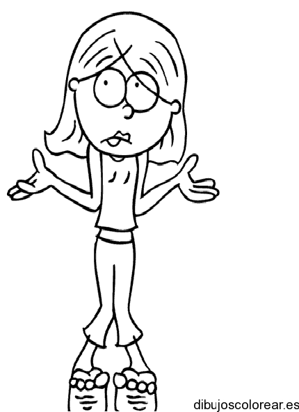 Dibujo de Lizzie McGuire