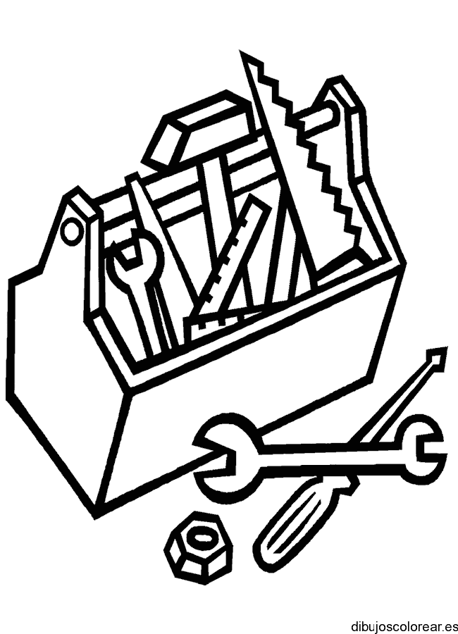 Dibujo de caja de herramientas