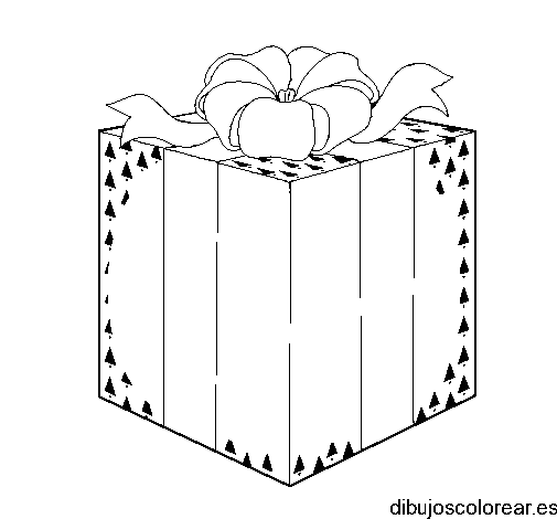 Dibujo de un regalo para San Valentin