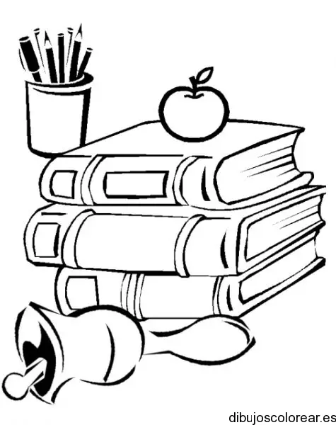 Dibujo de escritorio de profesor