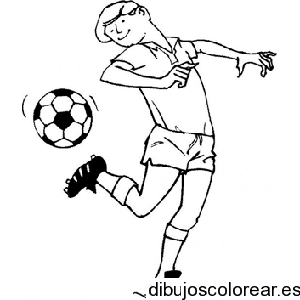 Dibujo de jugador haciendo piruetas