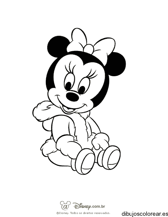 Dibujo de una Minnie bebé