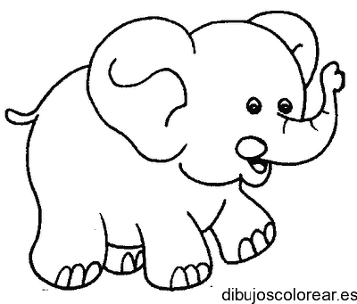 Dibujo de un elefantito 