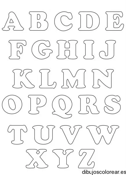 Dibujo de abecedario