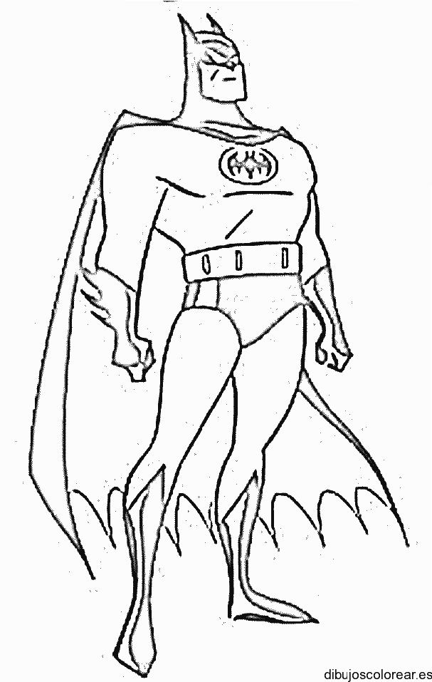 Dibujo de Batman de pie