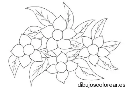 Dibujo de pequeñas  margaritas