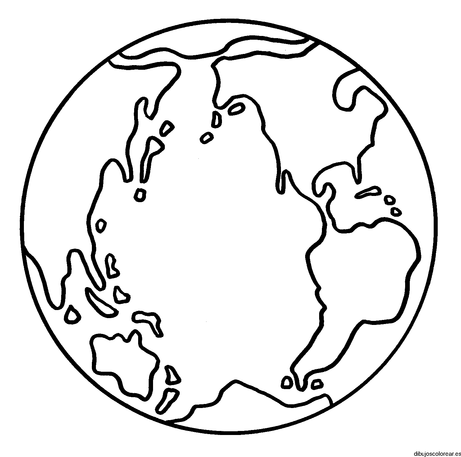 Dibujo del mundo entero