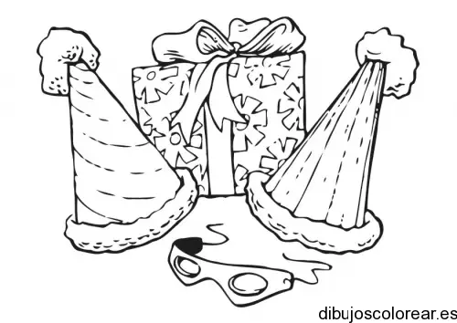 Dibujo de artículos para una fiesta