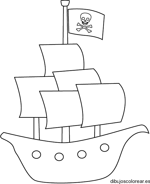 Dibujo de un barco de vela
