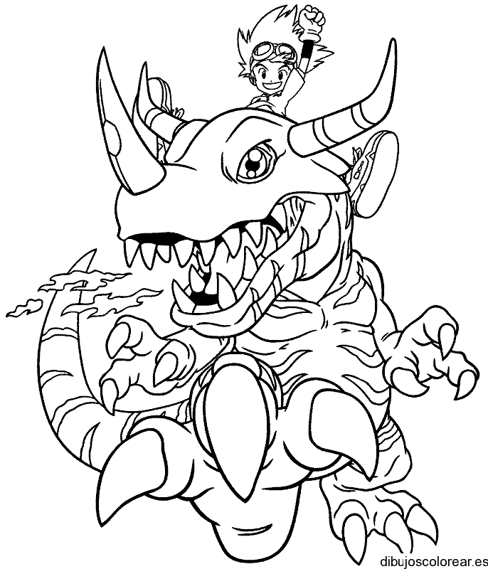 Dibujo de Digimon