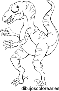 Dibujo de un velociprator
