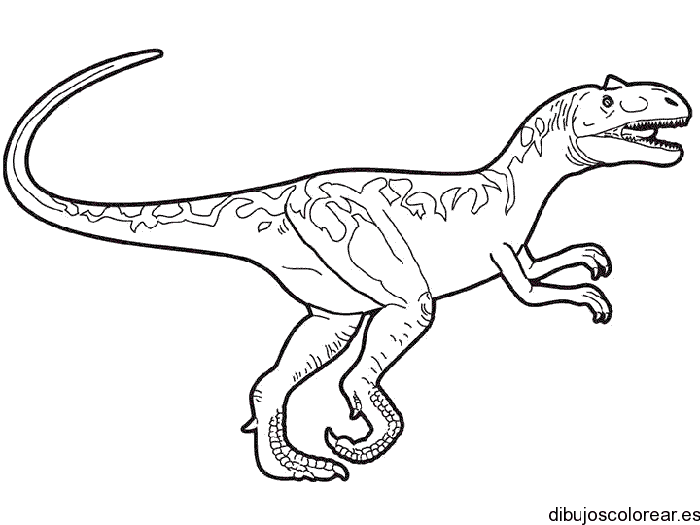 Dibujo de un dinosaurio
