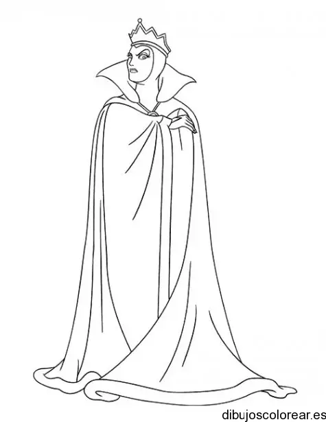 Dibujo de la bruja de Blancanieves