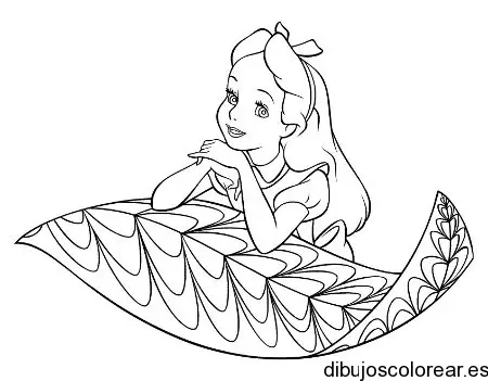Dibujo de Alicia 