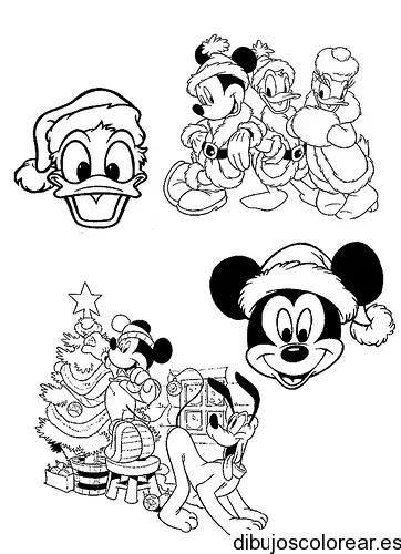 Dibujo de Disney navideño