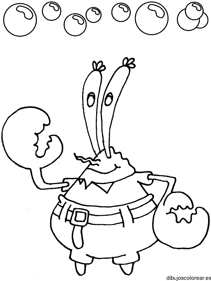 Dibujo de cangrejo 