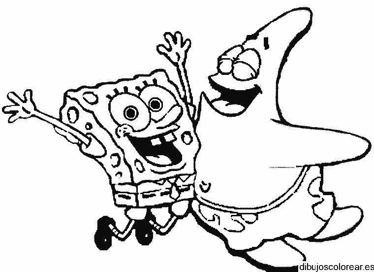 Dibujo de Bob la esponja y Patricio