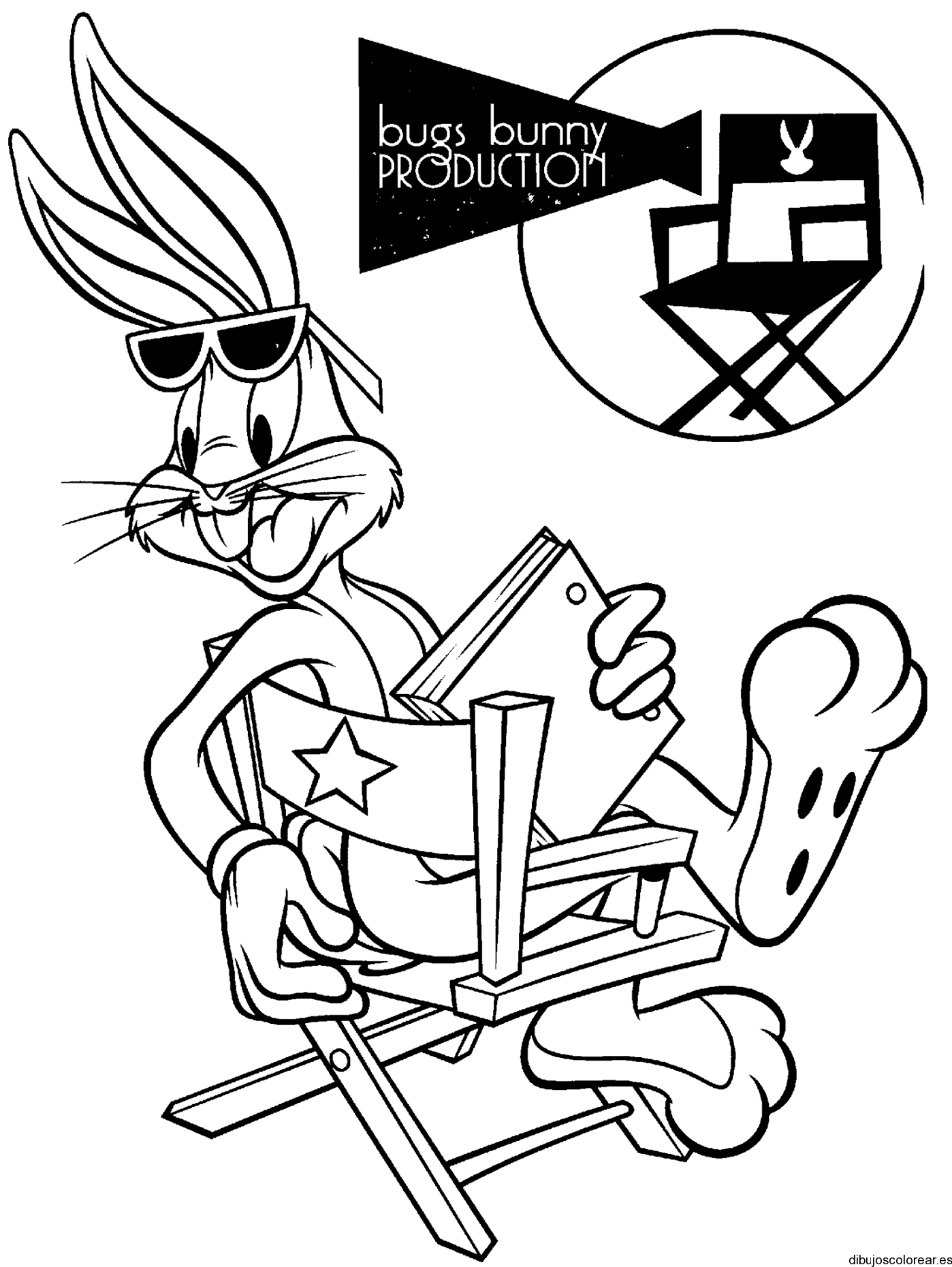 Dibujo de Bugs Bunny productor