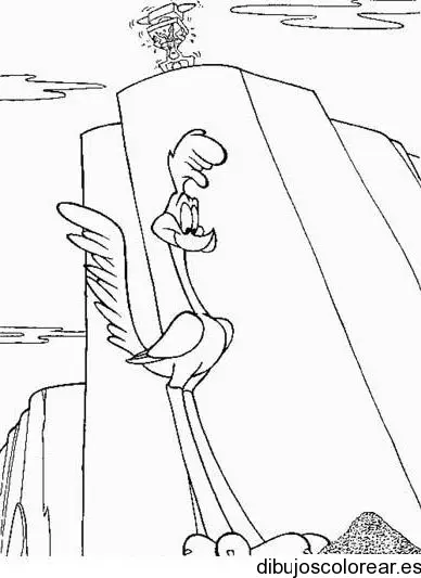 Dibujo del Correcaminos y el coyote