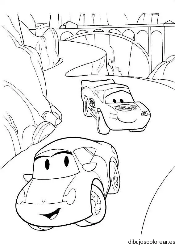 Dibujo de dos cochecitos de paseo