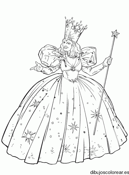 Dibujo de una de las hadas madrinas